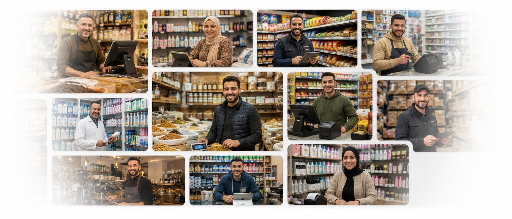 تجار مغاربة فمحلاتهم